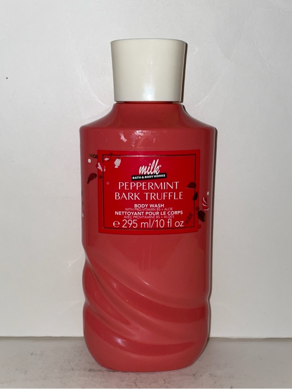 Bath & Body Works Milk Bar Peppermint Bark Truffle Body Wash 10oz New